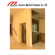 Safety Glass Villa Elevator with Side Door